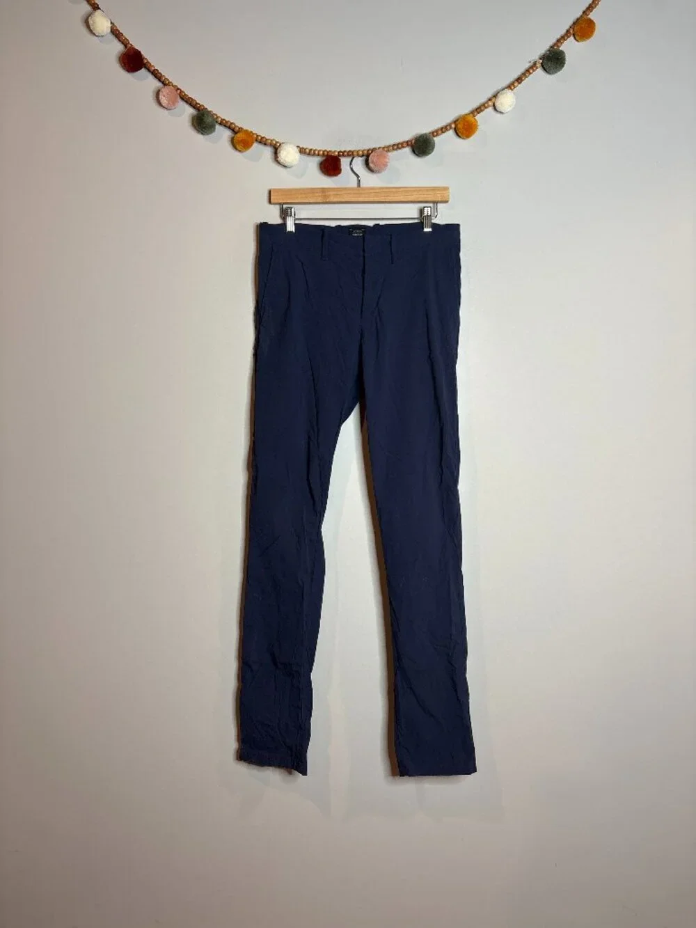 J. Crew Stretch 484 Slim navy blue pants